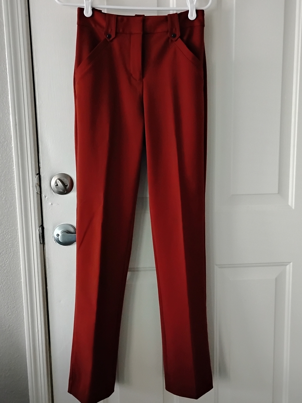 Express Pants Barely Boot Cut-Leg Rust - Picture 2 of 7